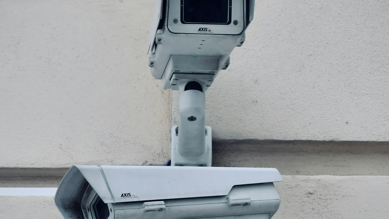 CCTV cameras monitoring a commercial premises